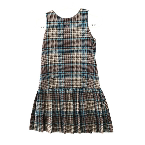 Lili Gaufrette Other - Lili Gaufrette Wool Blend Dress Girls Size 10 Years Plaid Pleated Sleeveless